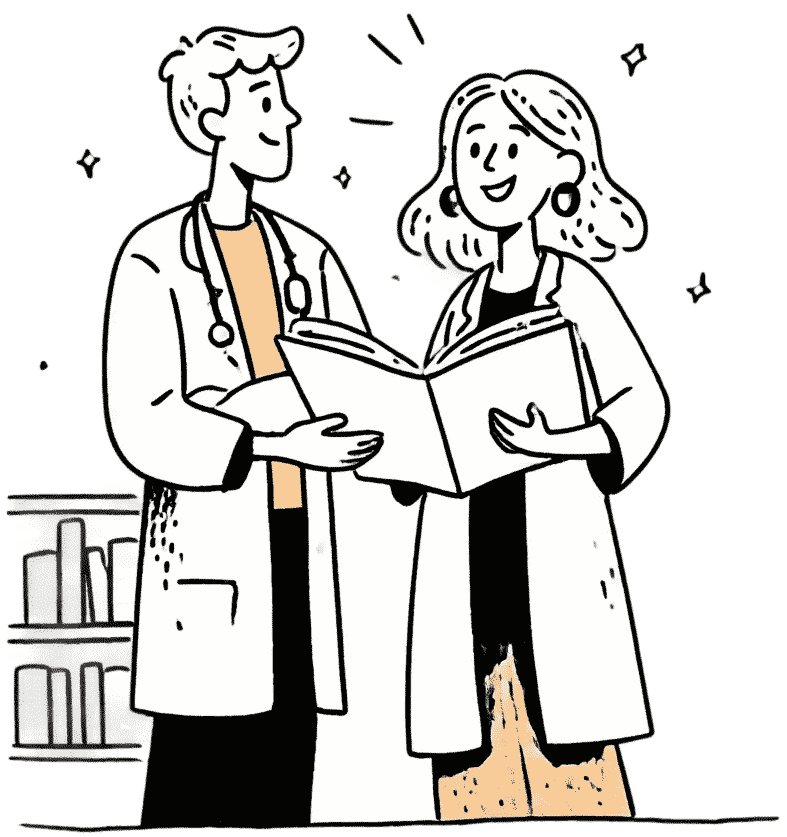 Collaboration d'un membre de l'AFEDI avec une documentation