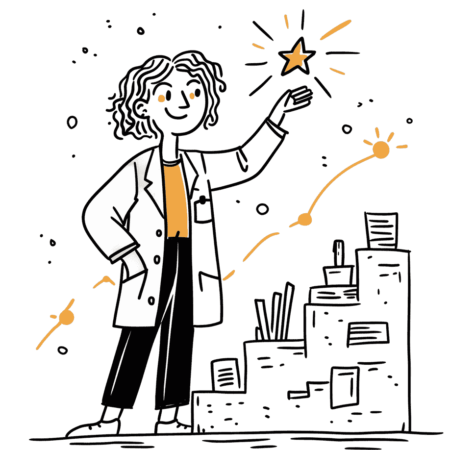 Illustration de la contribution à la recherche